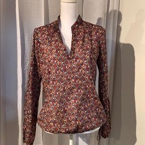 Lucky Brand Animal Patterned Blouse